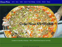 Tablet Screenshot of nimaspizza.com